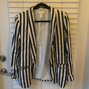 H&M Black & White Blazer